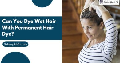 Can you dye wet hair with permanent hair dye?