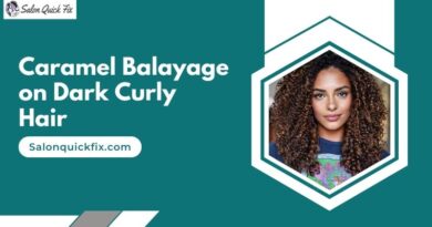 Caramel Balayage on Dark Curly Hair