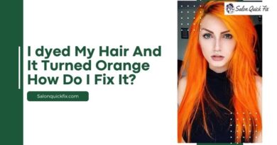 I dyed my hair and it turned orange how do I fix it?