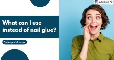 What can I use instead of nail glue?